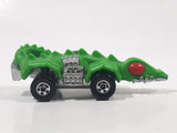 1988 Hot Wheels Speed Demons Fangster Green with Red Eyes Die Cast Toy Creature Car Vehicle