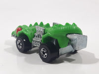 1988 Hot Wheels Speed Demons Fangster Green with Red Eyes Die Cast Toy Creature Car Vehicle