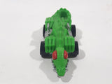 1988 Hot Wheels Speed Demons Fangster Green with Red Eyes Die Cast Toy Creature Car Vehicle