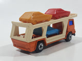 Vintage 1976 Lesney Matchbox Superfast No. 11 Car Transporter Semi Truck Orange Die Cast Toy Car Vehicle Made in England