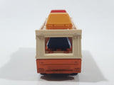 Vintage 1976 Lesney Matchbox Superfast No. 11 Car Transporter Semi Truck Orange Die Cast Toy Car Vehicle Made in England