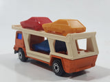 Vintage 1976 Lesney Matchbox Superfast No. 11 Car Transporter Semi Truck Orange Die Cast Toy Car Vehicle Made in England