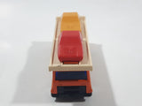 Vintage 1976 Lesney Matchbox Superfast No. 11 Car Transporter Semi Truck Orange Die Cast Toy Car Vehicle Made in England