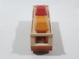 Vintage 1976 Lesney Matchbox Superfast No. 11 Car Transporter Semi Truck Orange Die Cast Toy Car Vehicle Made in England