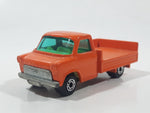 Vintage 1977 Lesney Matchbox Superfast No. 66 Ford Transit Truck Orange Die Cast Toy Car Vehicle Made in England