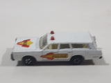 Vintage 1971 Lesney Products Matchbox No. 55 Mercury Police Car Wagon White Die Cast Toy Car Vehicle