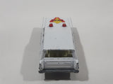 Vintage 1971 Lesney Products Matchbox No. 55 Mercury Police Car Wagon White Die Cast Toy Car Vehicle