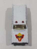 Vintage 1971 Lesney Products Matchbox No. 55 Mercury Police Car Wagon White Die Cast Toy Car Vehicle