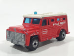 Vintage 1978 Lesney Matchbox Superfast No. 69 Armored Truck "Wells Fargo" Red and White Die Cast Toy Car Vehicle Made in England