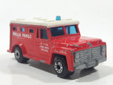 Vintage 1978 Lesney Matchbox Superfast No. 69 Armored Truck "Wells Fargo" Red and White Die Cast Toy Car Vehicle Made in England