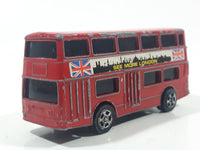 Vintage Corgi Juniors Daimler Fleetline 'See More London' Red Double Decker Bus Die Cast Toy Car Vehicle