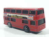 Vintage Corgi Juniors Daimler Fleetline 'See More London' Red Double Decker Bus Die Cast Toy Car Vehicle