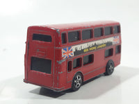 Vintage Corgi Juniors Daimler Fleetline 'See More London' Red Double Decker Bus Die Cast Toy Car Vehicle