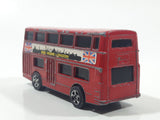 Vintage Corgi Juniors Daimler Fleetline 'See More London' Red Double Decker Bus Die Cast Toy Car Vehicle