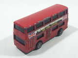 Vintage Corgi Juniors Daimler Fleetline 'See More London' Red Double Decker Bus Die Cast Toy Car Vehicle