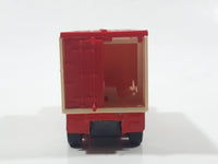 Vintage 1976 Lesney Matchbox Superfast No. 42 Mercedes Container Truck Red Sea Land Die Cast and Plastic Toy Car Vehicle