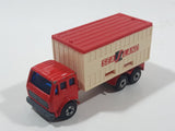 Vintage 1976 Lesney Matchbox Superfast No. 42 Mercedes Container Truck Red Sea Land Die Cast and Plastic Toy Car Vehicle