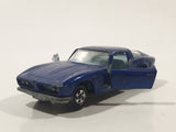 Vintage 1969 Lesney Matchbox Series No. 14 Iso Grifo Blue Die Cast Toy Car Vehicle with Opening Doors