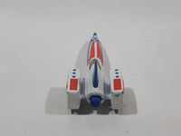 Vintage 1980 Hot Wheels Tricar X8 White Blue Die Cast Toy Jet Car Vehicle