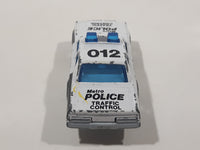 Vintage 1983 Matchbox Superfast Plymouth Gran Fury 012 Police Cop White Die Cast Toy Car Vehicle