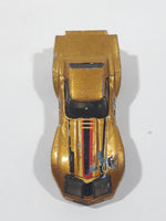 2020 Hot Wheels HW Race Way '76 Greenwood Corvette Metalflake Gold Die Cast Toy Car Vehicle