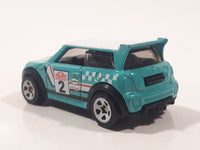 2019 Hot Wheels Rally Sport Mini Cooper S Challenge Teal Blue Die Cast Toy Car Vehicle