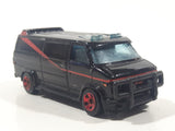 2011 Hot Wheels Fox A-Team '83-'84 GMC Panel Van Black Die Cast Toy Car Vehicle