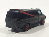 2011 Hot Wheels Fox A-Team '83-'84 GMC Panel Van Black Die Cast Toy Car Vehicle