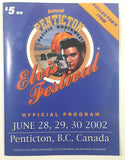 2002 EPE Elvis Festival Annual Penticton, B.C. Canada Pacific Northwest Official Program Collector's Item