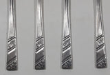 Vintage Vltd Extra A Sheffield England Silver Plate Fish Knife Set of 4