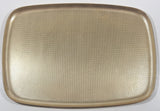 Rare Vintage 1930s Zeppelin Metallwerke Textured Metal 8 1/4" x 11 5/8" Serving Tray Plate