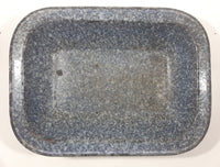 Vintage Enamel Blue Granite Speckleware 9 3/8" x 12 5/8" Baking Tray Pan