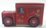 2002 Mars Are "Marvellous" Since 1932 Red Delivery Truck Shaped 7 1/8" Long Tin Metal Container