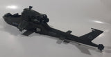 Vintage 1983 Hasbro G.I. Joe Dragonfly Helicopter JF6784026 Canada 19 1/4" Long Army Green Plastic Toy Aircraft Broken Off Rotor Blades