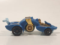 2015 Hot Wheels HW City Street Beasts Knight Draggin' Blue Die Cast Toy Car Vehicle