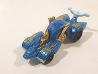 2015 Hot Wheels HW City Street Beasts Knight Draggin' Blue Die Cast Toy Car Vehicle