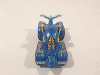 2015 Hot Wheels HW City Street Beasts Knight Draggin' Blue Die Cast Toy Car Vehicle