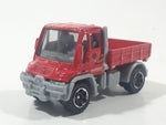 2019 Matchbox MBX Construction 2006 Mercedes-Benz Unimog U300 Red Die Cast Toy Car Vehicle