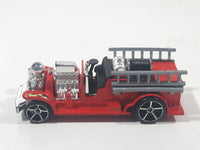 2006 Hot Wheels Old Number 5.5 Fire Truck Red Die Cast Toy Firefighting Rescue Emergency Vehicle