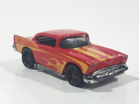 2013 Hot Wheels HW Showroom: HW Garage '57 Chevy Red Die Cast Toy Car Vehicle