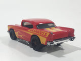 2013 Hot Wheels HW Showroom: HW Garage '57 Chevy Red Die Cast Toy Car Vehicle