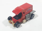 Vintage 1980 Hot Wheels T-Totaller Red Die Cast Toy Car Vehicle