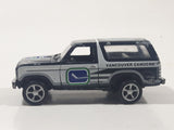 VHTF 1999 Racing Champions '80 Ford Bronco NHL Vancouver Canucks Ice Hockey Team Dark Blue and White Die Cast Toy Car Vehicle