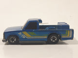 1985 Hot Wheels Crack-Ups Pick Up (Rear crash) Bumper Thumper Blue Die Cast Toy Car Vehicle Hong Kong