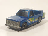 1985 Hot Wheels Crack-Ups Pick Up (Rear crash) Bumper Thumper Blue Die Cast Toy Car Vehicle Hong Kong