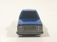 1985 Hot Wheels Crack-Ups Pick Up (Rear crash) Bumper Thumper Blue Die Cast Toy Car Vehicle Hong Kong