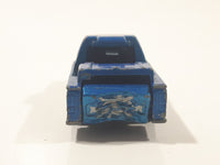 1985 Hot Wheels Crack-Ups Pick Up (Rear crash) Bumper Thumper Blue Die Cast Toy Car Vehicle Hong Kong