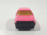 1992 Hot Wheels Volkswagen Golf Hot Pink Glitter Die Cast Toy Car Vehicle