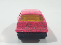 1992 Hot Wheels Volkswagen Golf Hot Pink Glitter Die Cast Toy Car Vehicle