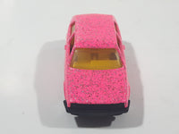 1992 Hot Wheels Volkswagen Golf Hot Pink Glitter Die Cast Toy Car Vehicle